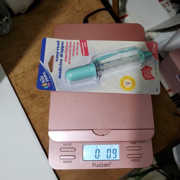 Vtg The First Years Baby Easy-Read Blue Medicine Dropper Dispenser SEALED - Picture 8 of 8